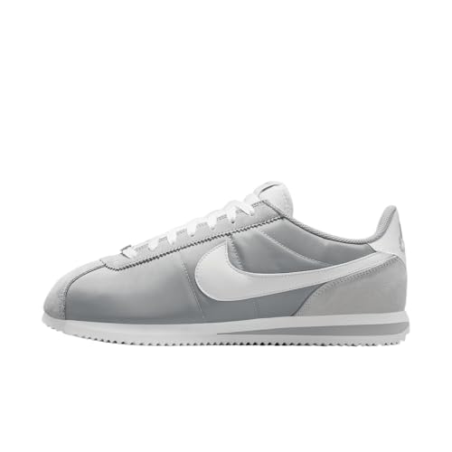 Nike Cortez Textile Men's Shoes (HF0263-002, Flat Silver/White) Size 9
