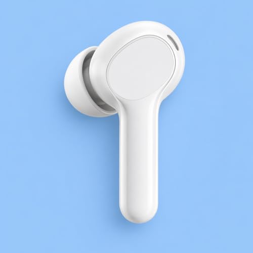 Image of Lynacz Original TWS Earbuds T200 Lite Compatible with Vivo, Oppo, Realme, iQOO with Hi-Res Sound Quality, Smart Touch Controls & Reliable Battery Life Support (Storm Grey)