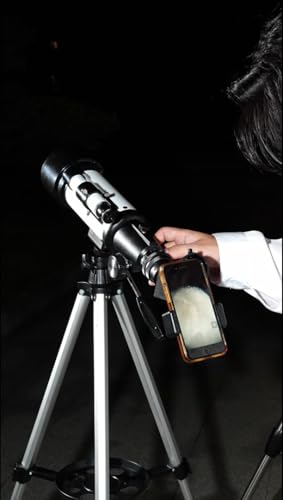Image of Astronomical Astronomical Telescope 150X High-Powered,Portable with 70mm Aperture (HD Refractor, Tripod, Phone Adapter, and Wireless Remote) Ideal for Stargazing and Space Exploration