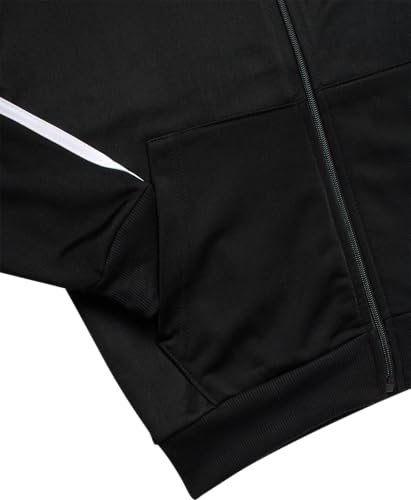 Quad Seven Boys Tracksuit Set - 2 Piece Athletic Tricot Zip Up Boys Sweatshirts and Jogger Pants Outfit (Sizes 4-18)3