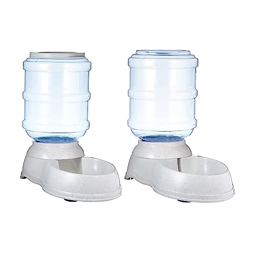 2 Stück Futterautomat 1000ml Für Kaninchen - Mit Wasserspender Für Käfig