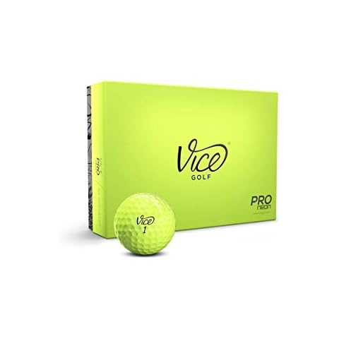 Vice Pro Golf Balls , Lime , 1 dozen Cover