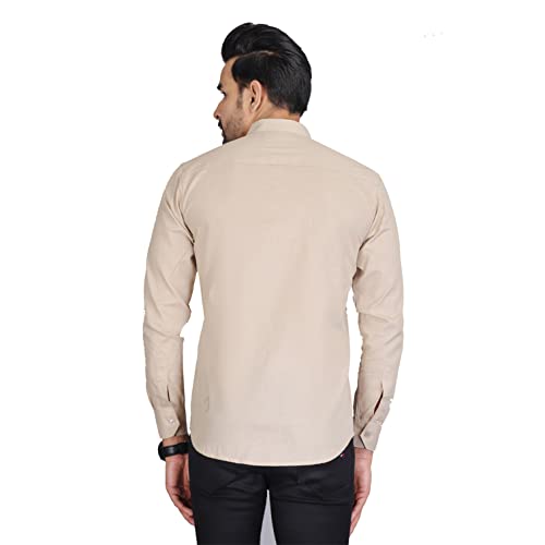 Image of Man Slim Fit Cotton Casual Shirt
