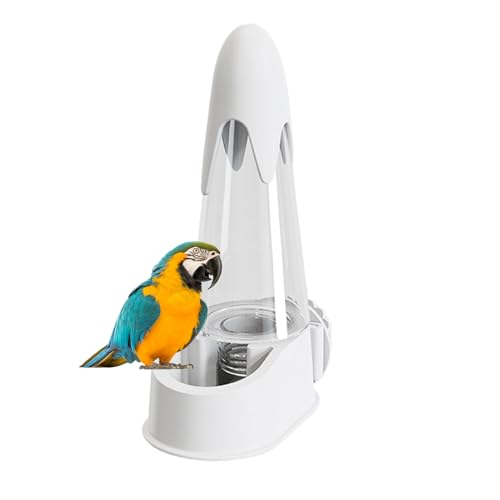 Xijobido Trinkflasche Für Vogelkäfig - Automatischer Futterautomat Für Vogelkäfig,Einfache Montage Trinklösung Für Sittiche Nymphensittiche Aras Kanarienvögel Und Andere Ziervögel