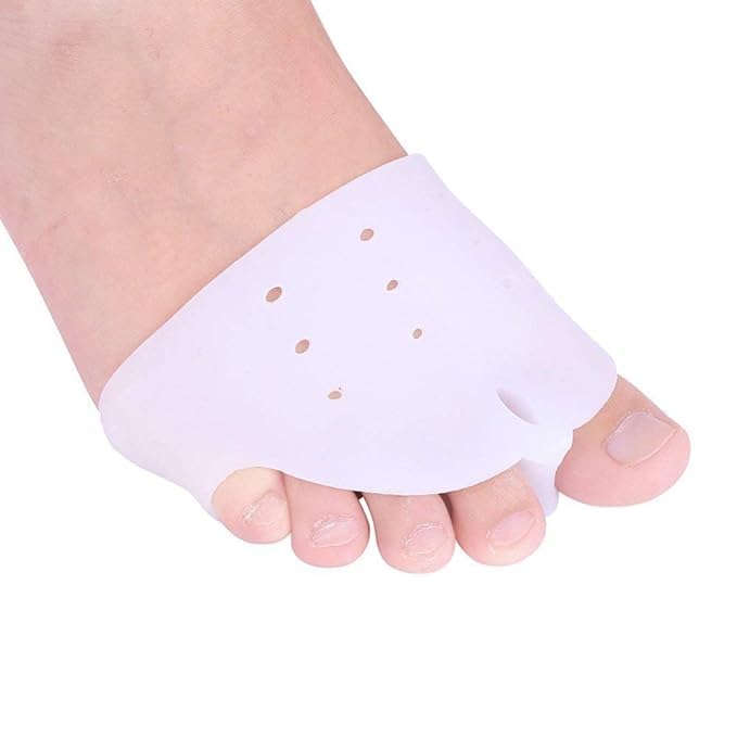 GNOLY 1 Pair of Silicone Toe Sleeve Gel Toe Protector Cap Cover Socks Guards Pads for Pain Relief-image-46