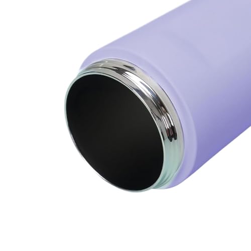 Image of FreeSip Gym Water Bottle with Straw & Chug Lid - Leak Proof Push Button Opening, BPA Free, Large Capacity Sports Bottle with Carry Handle (Purple, 960 ML)