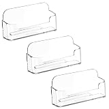 MaxGear Acrylic Business Card Holder for Desk Plastic Business Card Display Clear Business Card Stan