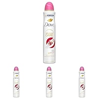 Dove Advanced Care Go Fresh Peach & White Blossom Scent Women's Antiperspirant Deodorant Spray For 72 Hour Protection Against Sweat And Odour With