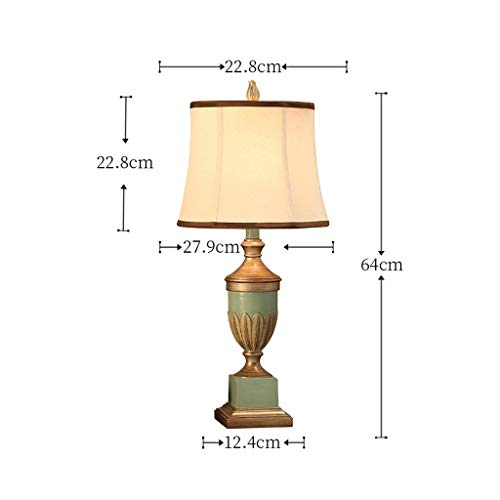 Lampe de chevet de chambre à coucher rétro aux finitions soignées - 3