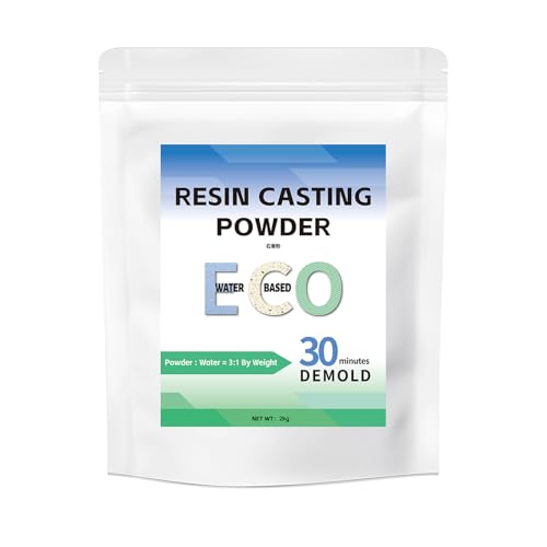 KAHDGSS 300/500g/1000/2000 g de resina en polvo para modelar, fácil de usar, polvo de fundición de resina para hacer manualidades