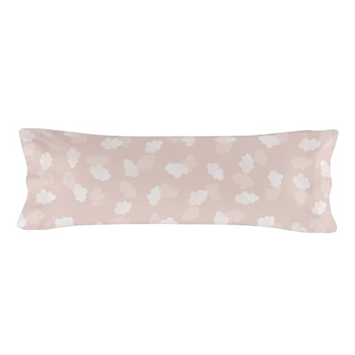 Funda nórdica nubes rosa 155x220 cm transpirable y suave para cama de 80 7