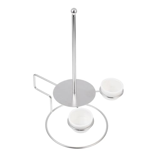 Support à beignets en acier inoxydable argenté pour décoration de buffet chic - 2