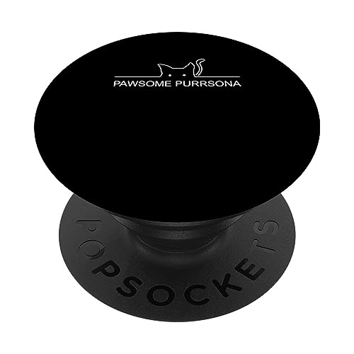 Purrsona - Amante de los gatos, novia, gatito, prometido PopSockets PopGrip Intercambiable