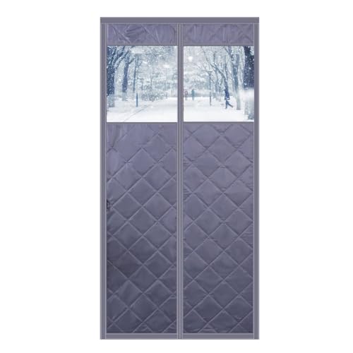 YKFN 間仕切りカーテン 断熱 コットンカーテン 玄関 ドア用 マグネット 暖簾自動で閉まる のれん おしゃれ 遮光 1級 冷気遮断 マジックテープ付 冬 厚い 暖かい 高断熱 防寒 保温 防音 防水 防風 省エネ 目隠し 暖房 冷房 窓 冷暖房効率UP