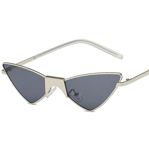 Image of Dervin UV Protected Cat Eye Classic Retro Sunglasses for Women, Metal Frame Shades for Women