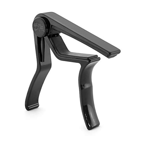 Tiger GACAPO3   Cejilla de pinza para guitarra, color negro