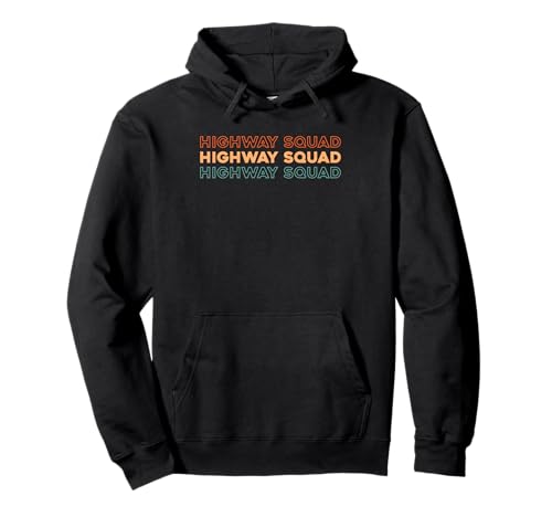 Retro Ley Equipo - Patrullaje Orden Vintage Policía Estatal Sudadera con Capucha
