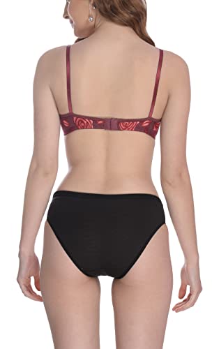Image of StyFun Women Cotton Bra Panty Set for Women Lingerie Set Bra Panty Set Bra Panty Set for Women with Sexy Bra Panty Set for Women, See Main Image to Check How Many Sets You Will Get
