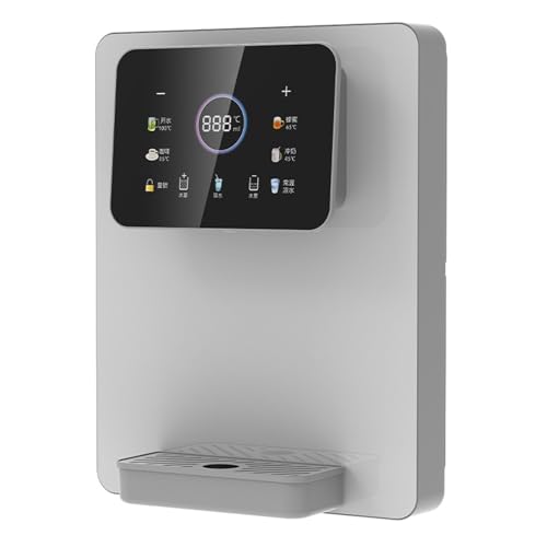 Water Dispenser Hot & Cold Mains Fed Unit with Electronic Child Lock, Touch Screen, Instant Hot Pipeline Machine for Office, Commercial Canteens - Quantitative Water Intake, Water Purifier