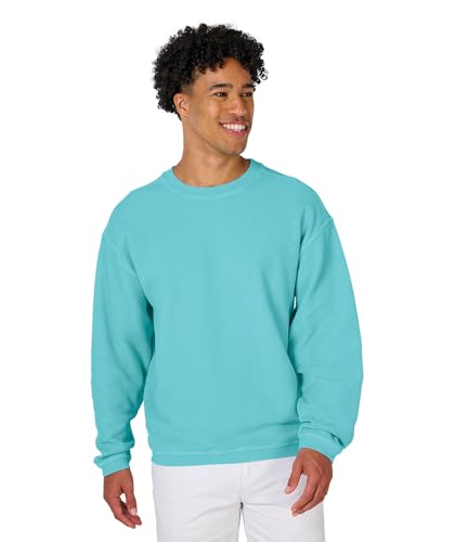 Image of Charles River Apparel Unisex Camden Crew Neck Sweatshirt, Men's & Women's Relaxed Pullove