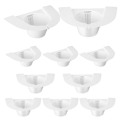 Chapeau de collecte d'urine pour toilettes de 800 cc, kit de 10 conteneurs