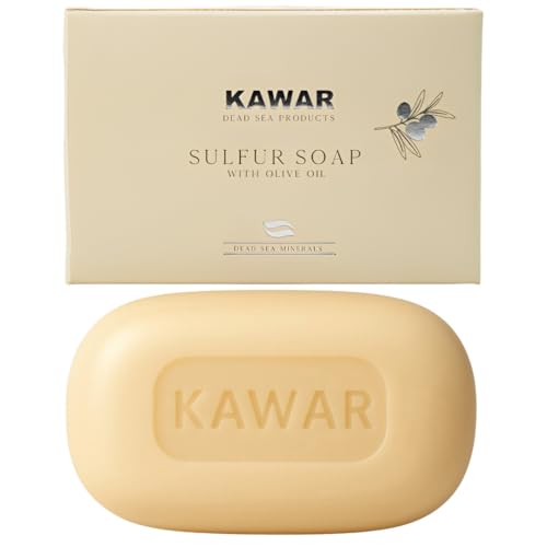 KAWAR Dead Sea Sulfur Soap with Olive Oil