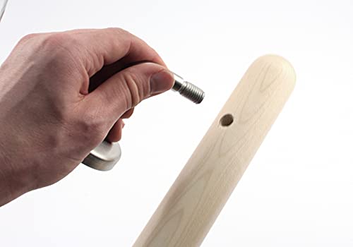 Handlauf Garderobia aus Holz mit halbrunden Abschlüssen
