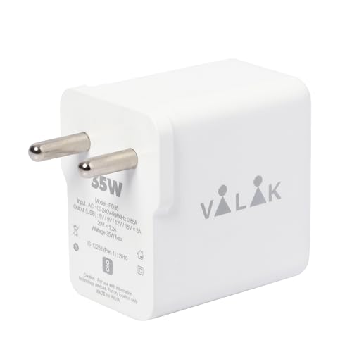 Image of 35W Fast Charger Type C Adapter Comaptible with Google Pixel 8 pro /8 /7 /6 /6a, Nothing Phone 2 Charger, Compatible with iPhone 16 /15 /14 /13 /12 /11, Samsung & Other USB-C Devices - White