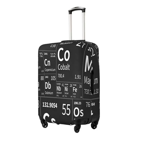 Periodic Table Science Chemistry Luggage Cover for Suitcase, Suitcase Cover Protector Fit 18-21 Inch Luggage Travel Accessories, S2