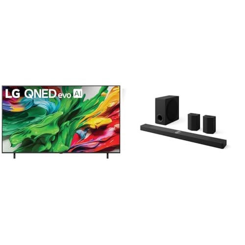 Image of LG 65 inch QNED85A 4K Smart TV & 9.1.5-Ch. S95TR Soundbar with Dolby Atmos, DTS:X, Wireless Speakers and Subwoofer Home Theater Bundle