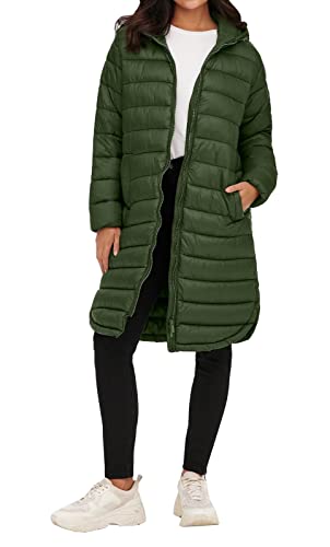 ONLY Damen Longline Steppjacke Leicht Wattierter Übergangsmantel Langer...