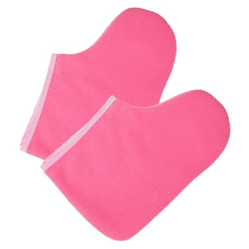 OSOLADY Foot Wax Paraffin Bath Liners Soft Spa Booties for Foot Treatment Reusable Foot