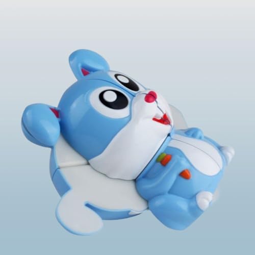 Image of Rubic Cube, Magic Puzzle Cube, Animal Rubix Cube, Animal Rubic, Brain Teaser Puzzle (Blue).