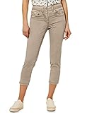 Cecil Damen 374962 Hose, Almond Cream Beige, 36W / 26L EU