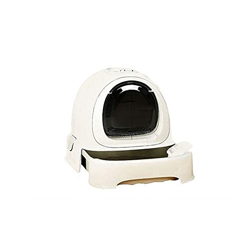 Maison de toilette pour chaton avec bac à litière tiroir amovible et dôme