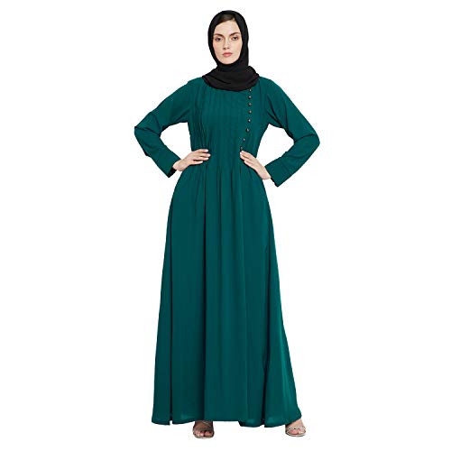 Image of Nabia Nida Matte Fabric Full Length Abaya Dress for Women