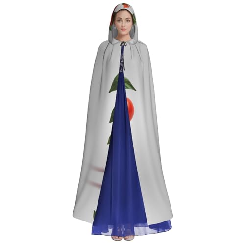 Cape à capuche motif tomates cadeau insolite pour adulte unisexe