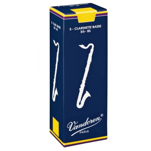 CAムAS CLARINETE BAJO - Vandoren (Tradicional) (Caja Azul) (Dureza 2) (Caja de 5 Unidades) Sib