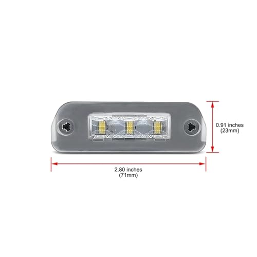 Luz placa matrícula coche LED blanca para Benz W251 W164 X164 2 uds 4