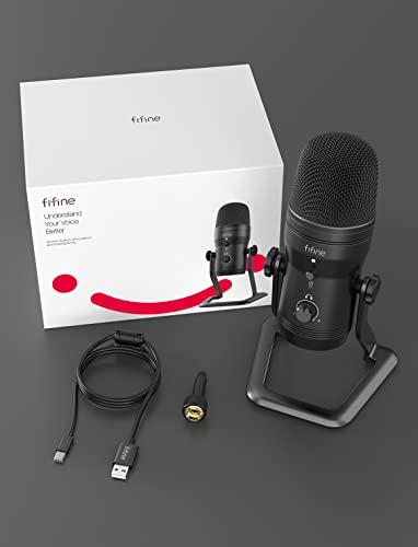 Fifine ABCD20K690 Usb Studio Recording Microphone Computer Podcast Mic thumb #5