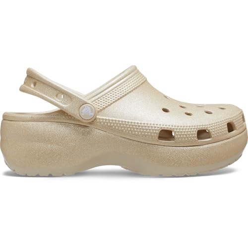 Image of Crocs Women's Classic Platform Glitter Clog