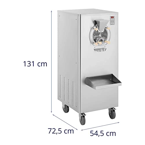 Royal Catering Eismaschine 1500 W 15 l/h 1 Geschmacksrichtung Sorbet-Eismaschine Gelato-Eismaschine – Bild 7