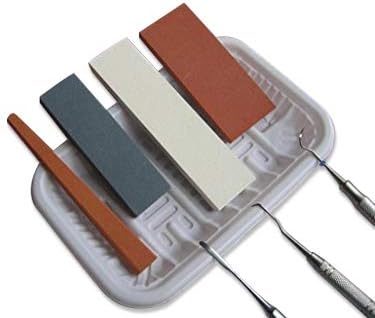 Raise Products Dental Instrument Ceramic Sharpening Stone (3 x 1.25 x 0.25) | Medium Grit | Dentist Tool Sharpening | Sterile | Portable
