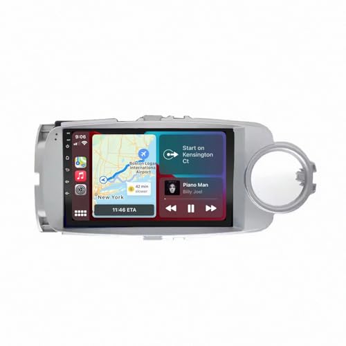 Radio Coche con Pantalla Incell para Toyota Yaris Evita Distracciones con Mandos al Volante