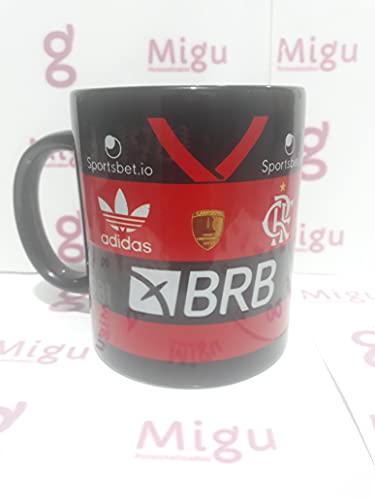 Caneca do Flamengo 100% Preta Personalizada