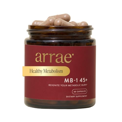 Arrae MB-1 45+ Natural Dietary Supplement Control Appetite Increase Energy Support Healthy Metabolism 60 Capsules