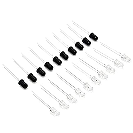 Embeddinator Infrared 10Piece IR Receiver (Photodiode) and 10Piece IR Transmitter LEDs. (B0B5N4HWNB) Amazon Price History, Amazon Price Tracker