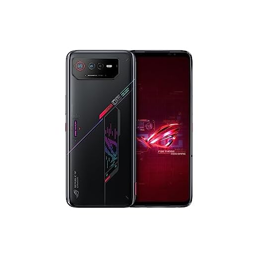 Asus ROG Phone 6 5G Smartphone (16+512GB, 6,78" FullHD+ 165Hz AMOLED Display, Snapdragon™ 8+ Gen1, Triple Kamera 50MP, 6000mAh Akku), Phantom Black