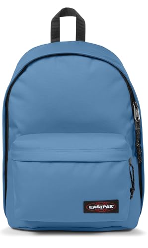 Image of EASTPAK Out Of Office - 31L Backpack with Dual Compartments, 14-inch Laptop Tablet Sleeve, Utility Pocket, Bottle Holder, Aviator Blue