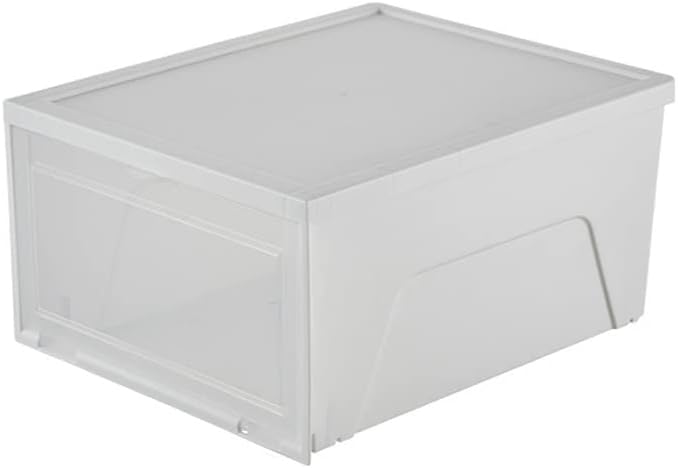 新品5パックの透明な靴ボックスプラスチックシューズキャビネット収納引き出し型ダストプルーフ保湿靴保管ボックス (Size : 23.5* ビジネスシューズ 脱ぎ履き